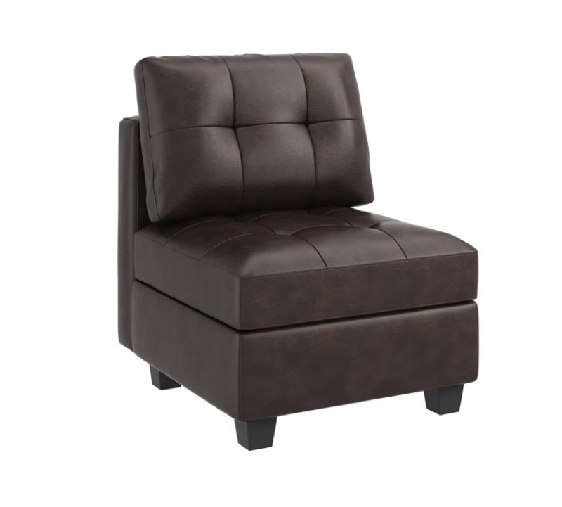  Quillian Faux Leather Ottoman