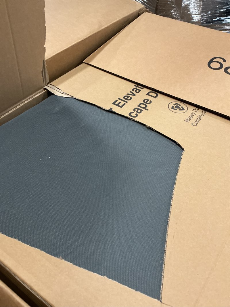 Condition photo showing Good Condition for Heated Cat House for Outside,Dual Camera Mounts,100% Weatherproof & Extremely Insulated,Elevated Feral Cat Shelter with Escape Door,Waterproof Eaves for Outdoor Stray Barn Cat(Dark Grey,L) 25.6"L x 16.5"W x 18.5"H Dark Grey