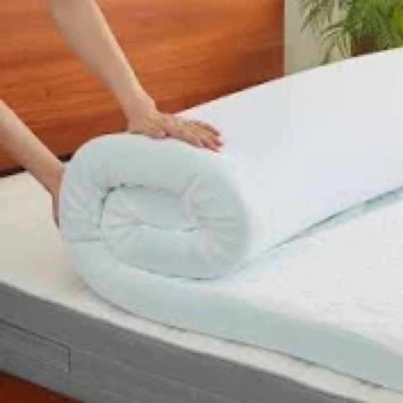 Belffin 2 Inch Gel Memory Foam Mattress Topper California King Size, Bed Mattress Topper Waterproof 