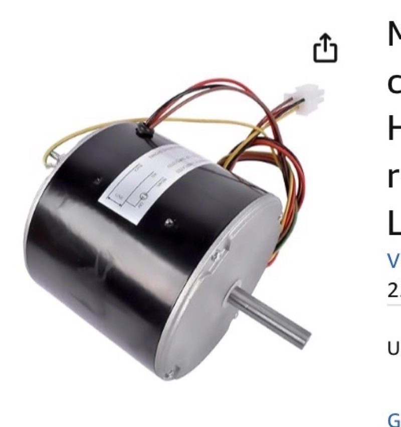 Condensador US$113.00 Entrega GRATIS entre el 30 de septiembre - 2 de octubre. Ver detalles Entrega en Fort Thomas 41075 - Actualizar ubicación Solo queda(n) 4 en stock (hay más unidades en camino). Cantidad: Cantidad:1   Agregar al Carrito   Comprar ahora Enviado por JFYS Vendido por JFYS Devoluciones 30-día reintegro/reemplazo Pago Transacción segura   Agregar un plan de protección: Protección de 3 años por US$21.99 Protección de 4 años por US$29.99 Protección completa: Un plan cubre todas las compras pasadas y futuras elegibles por US$16.99 por mes Agregar a la Lista                       Flynsu Motor de ventilador de condensador F48AA68A50 1/4 HP 230 voltios 850 RPM reemplazo para York Coleman Luxaire K55HXKWA-9803 Toque la imagen para ampliarla Motor de ventilador de condensador F48AA68A50 1/4 HP 230 voltios 850 RPM reemplazo para York Coleman Luxaire K55HXKWA-9803