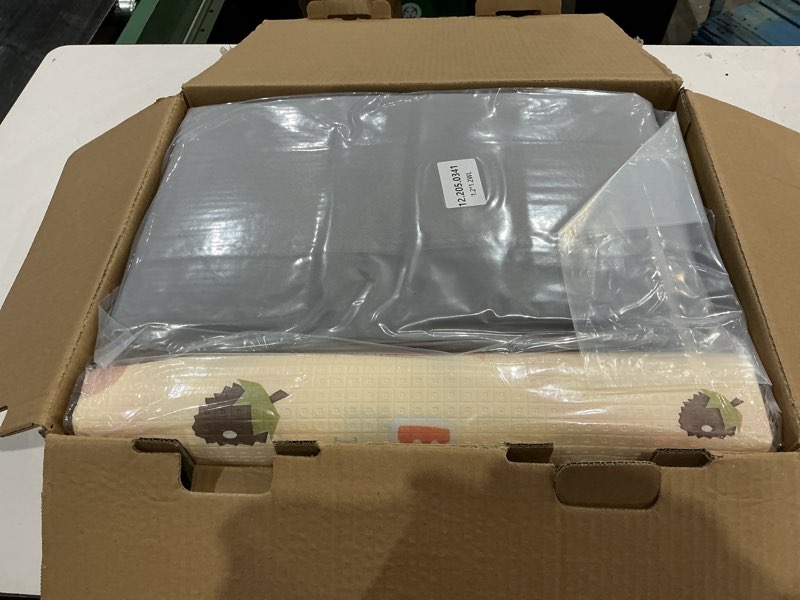 Condition photo showing Good Condition for baby playpen with mat, 50x50 inch playpen with mat waterproof for babies and toddlers play pen playards safety gate fence active center indoor dark grey + mat 50x50 inch