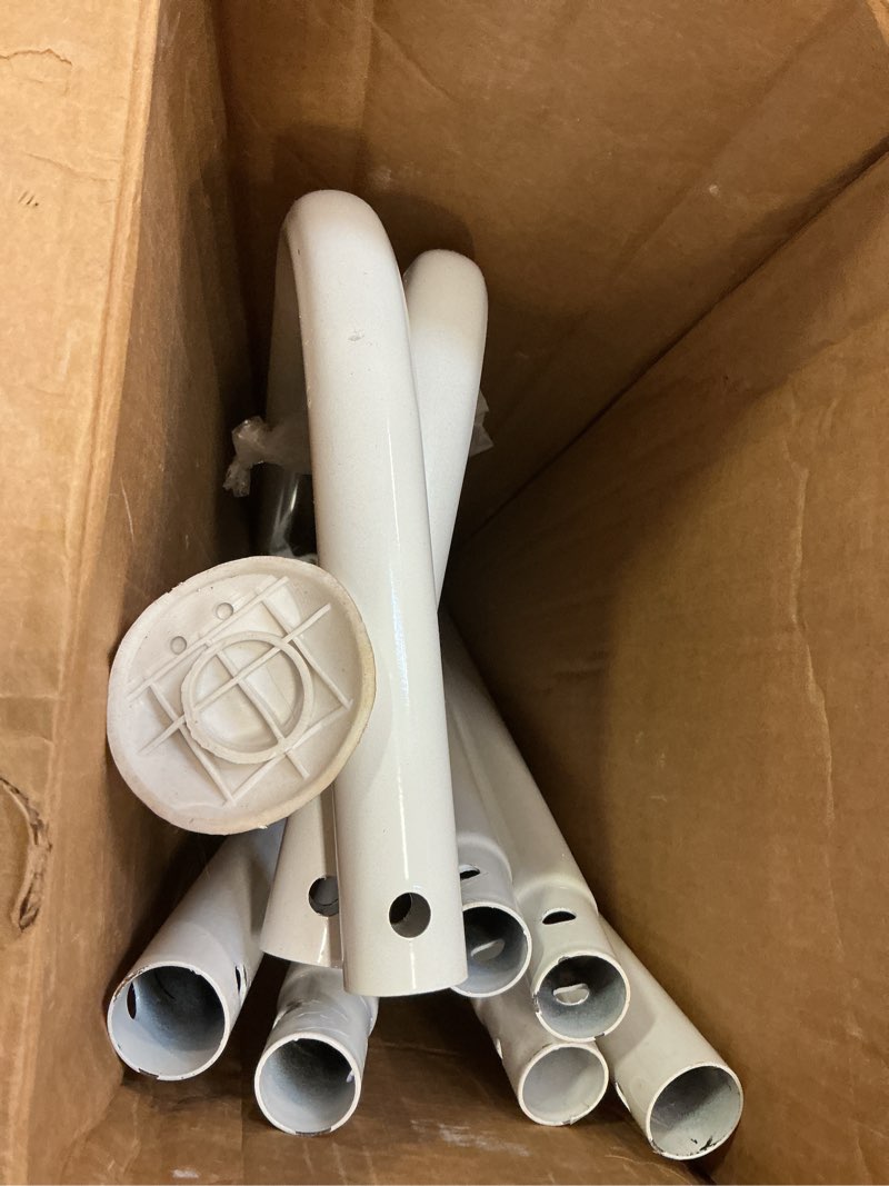 Condition photo showing Good Condition for Foldable Hammock Stand, Portable Chair Stand, Heavy Duty Folding Frame for Indoor or Outdoor, 300 lbs Capacity, Easy to Assemble & Store (Chair Not Included) - White