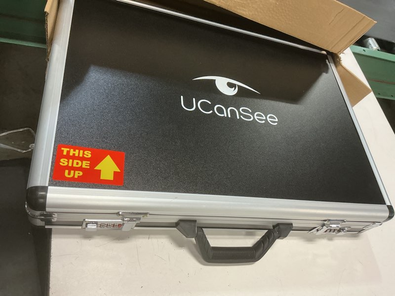 Condition photo showing As Is for (Closed) 266 pcs Optical Trial Lens Set Kit Metal Rim Aluminum Case