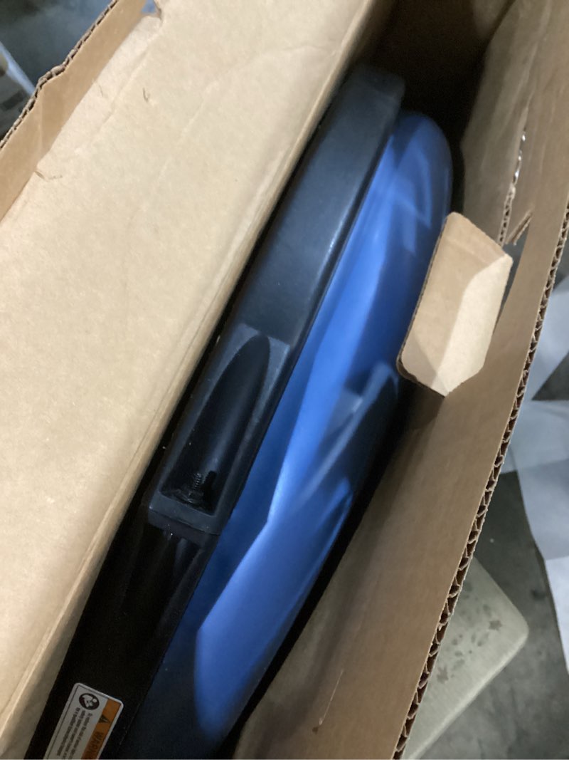 Condition photo showing Good Condition for Bosu Balance Ball Exercise Trainer, Home Gym Equipment w/ Guided Workouts & Pump, 26", Blue - Inflatable Fitness Platform for Strength Training, Standing, Balancing, and Core Workout Light Blue/Black