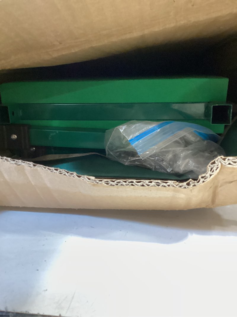 Condition photo showing Good Condition for tomcare garden kneeler and seat 11.12” wider larger soft kneeling pad garden bench with 2 large tool pouches heavy duty garden stool foldable tools gardening gifts for women men gardeners green 11.12" extra-wide kneeling pad