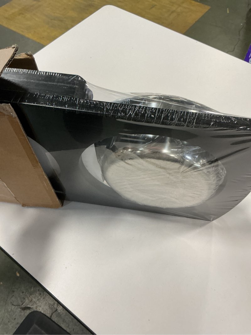 elevated dog bowls, bamboo raised dog bowl for large dogs, with 2 stainless steel bowls (13'' tall-6