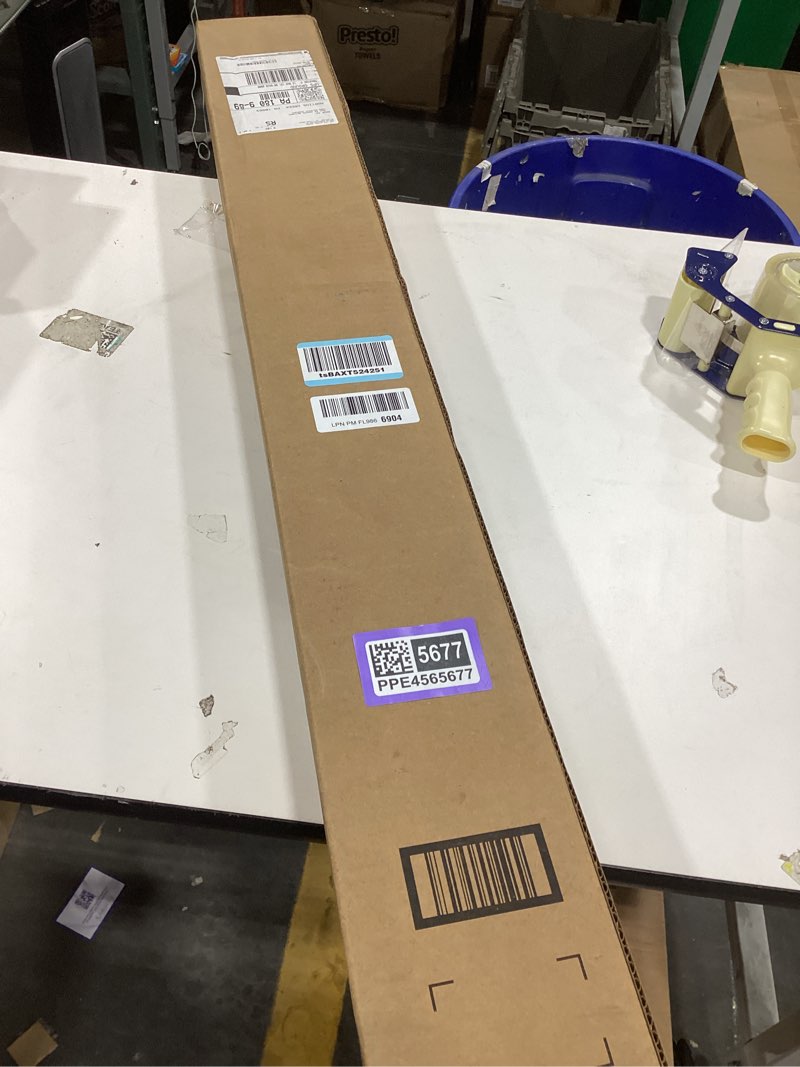 Condition photo showing As Is for LovePads Clear Table Cover Protector 42 x 42 Inch, 1.5mm Thick Plastic Table Cover, Table Protector for Dining Room Table, Waterproof Vinyl Tablecloth Table Pad Mat for Kitchen, Dresser, Writing Desk 42" x 42" (Square) Clear 1.5mm