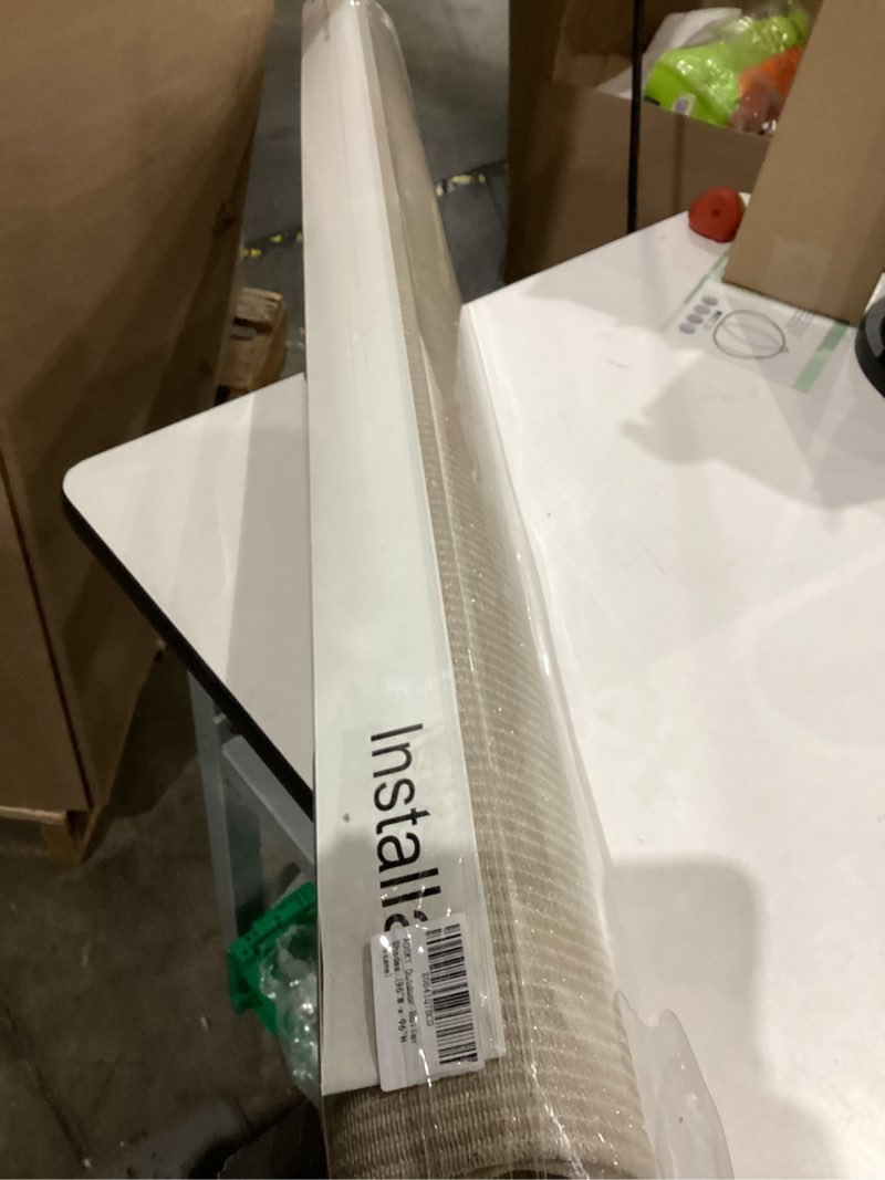 Condition photo showing New/Like New for AOSKY Outdoor Roller Shades?Cordless Patio Shades Roll Up Outdoor Blinds?Roller Blinds Cloth for Porch Pergola Balcony Backyard Windows?96" W x 96" H?Sesame 96"W x 96"H Sesame