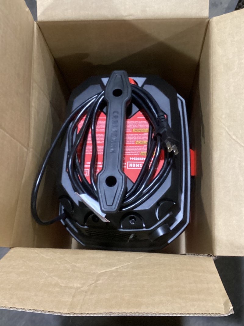 Condition photo showing Good Condition for craftsman 3-gallon 3 hp corded wet/dry shop vacuum with accessories included