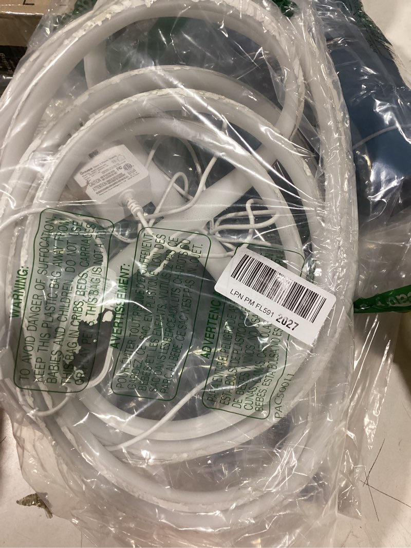 Condition photo showing As Is for Govee Neon Rope Light for Wall Lining, LED Rope Lights Work with Matter, Google Assistant, Alexa, 16.4ft RGBIC Strip Lights with Smart App Control and Music Sync for Living Room, Bedroom, Wall Corners