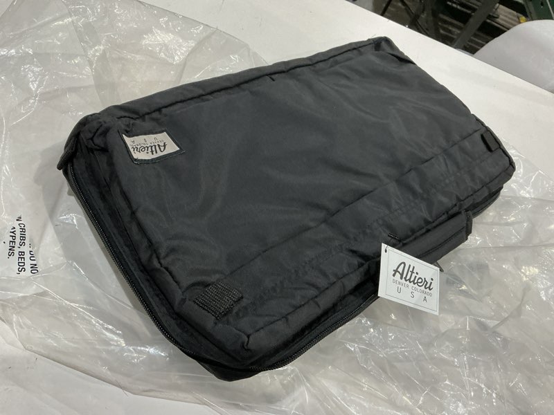 Condition photo showing Good Condition for altieri black flute bag and piccolo combo compact traveler case - premium flute and piccolo protection, weather-resistant, and stylish design for musicians