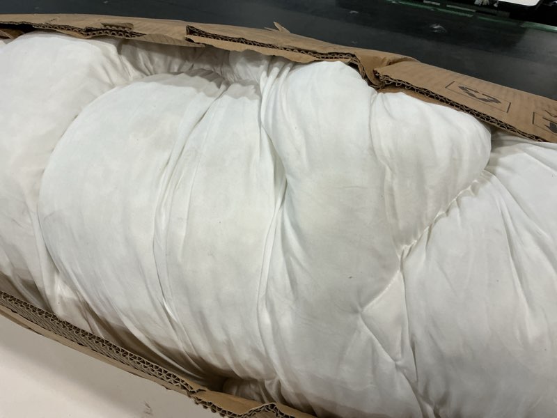 Condition photo showing As Is for 5 Inch Memory Foam Mattress Topper King, 2000GSM Shredded Memory Foam Pillow Top, Back Pain Relief & Plush Support, Extra Thick & Breathable, Couple Sleep Essential