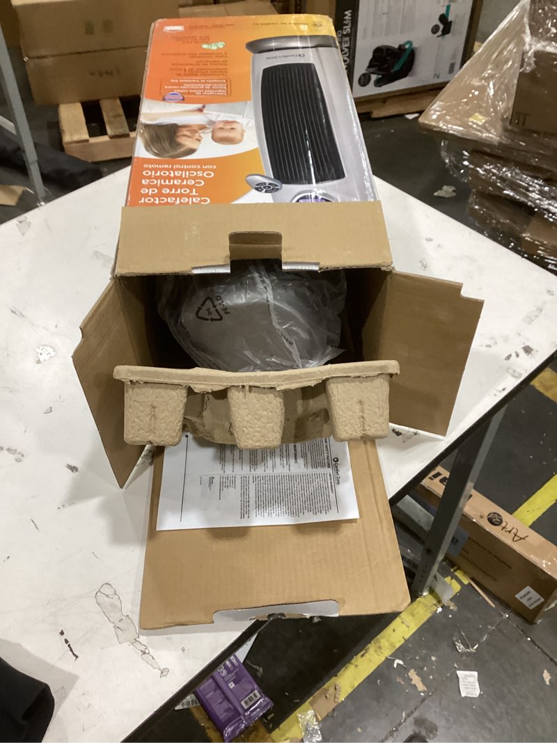 Condition photo showing Good Condition for comfort zone portable 1500w ceramic oscillating digital tower space heater