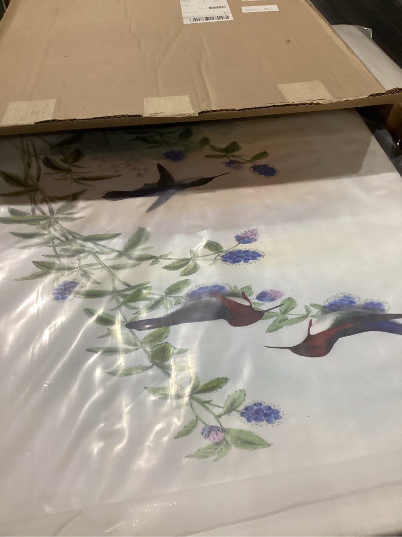 Condition photo showing New/Like New for Vintage Hummingbird II - Traditional Framed Canvas Wall Art Print