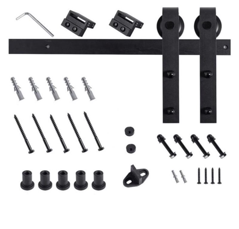 62 - 72-in single barn door hardware kit