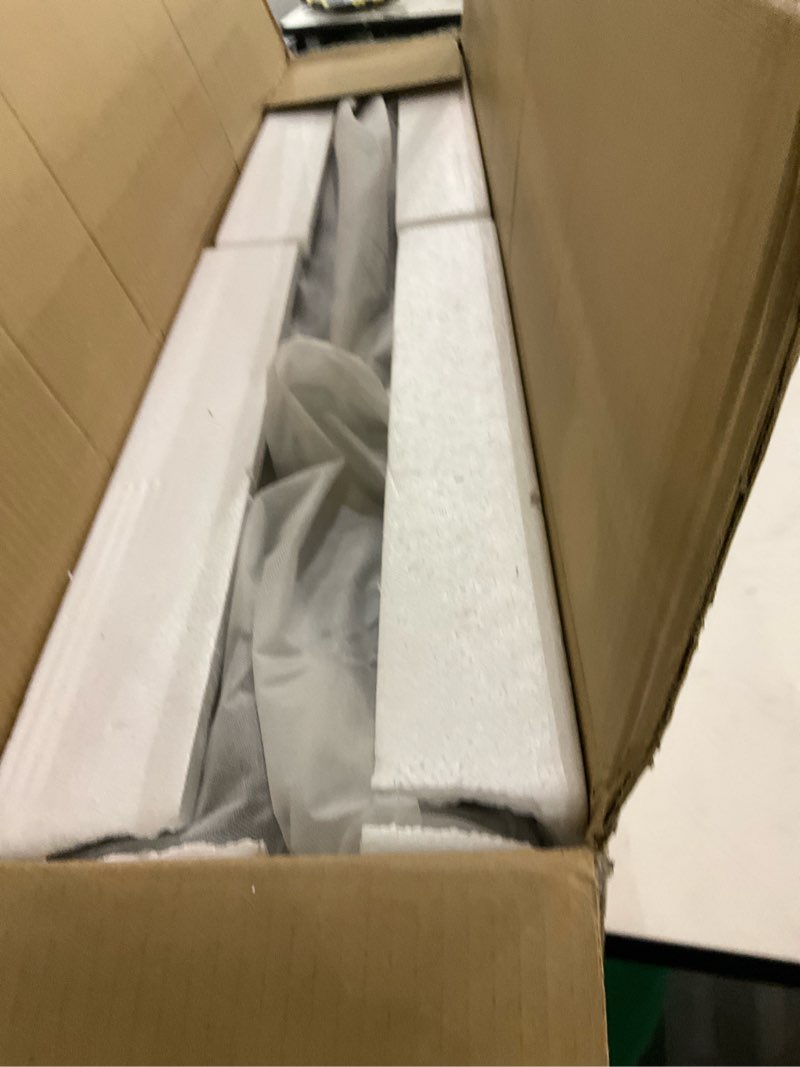 Condition photo showing As Is for RUMOSE Matte Black Shower Panel Tower System, 5-Function Shower Faucet Set LED Light Rainfall Shower