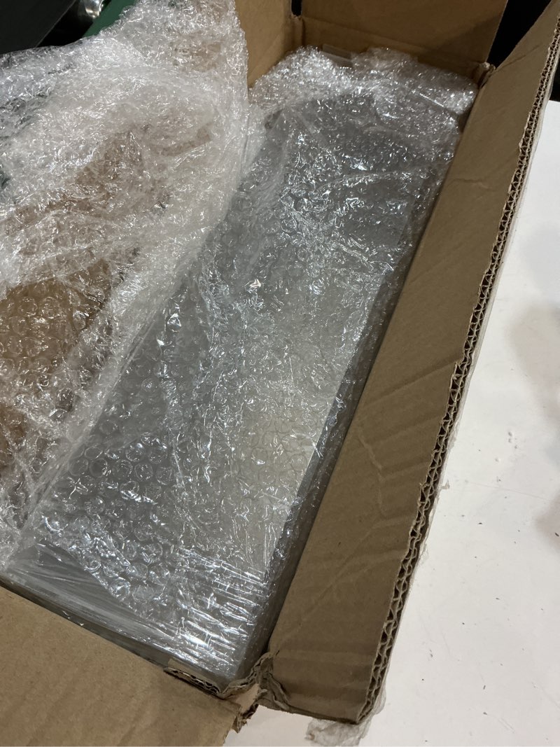Condition photo showing Good Condition for kritkin acrylic football end zone pylon display case large 18.7 x 5 x 5 inches storage football end zone pylons durable material protects against dust insects and moisture