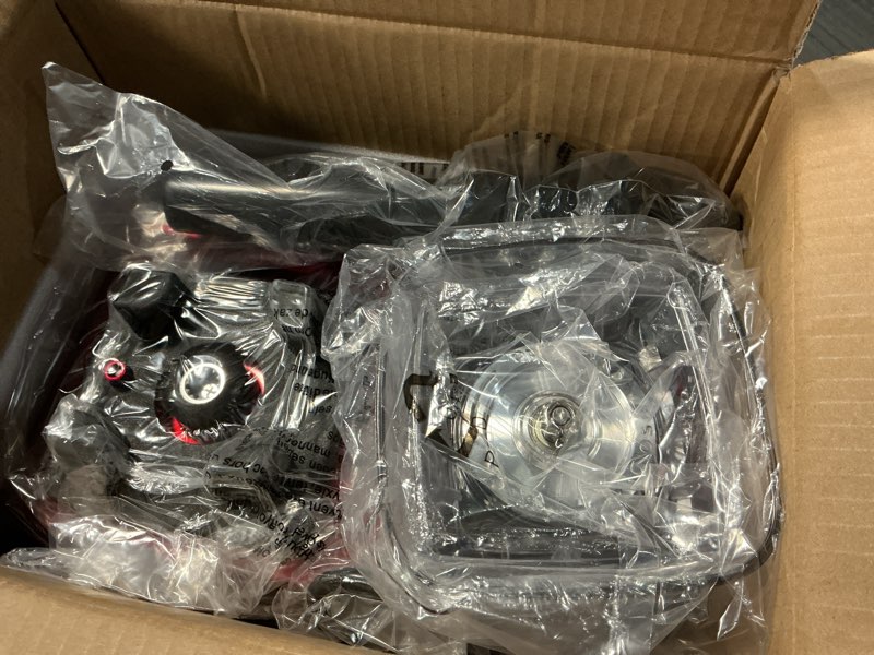 Condition photo showing Good Condition for 1800w blender for smoothies 70 oz large capacity countertop blenders with 20 oz grinding cup - 28000rpm high speed kitchen blender for ice crushing, frozen drinks, milkshakes & puree dark red