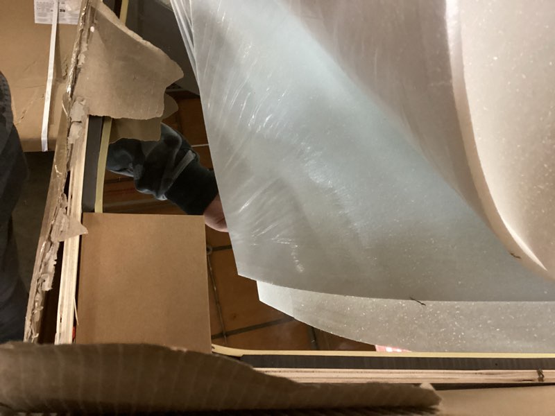 Condition photo showing Good Condition for GLSLAND 76"x34" Full Length Mirror Extra Large Hanging or Leaning Rectangle Mirror Aluminum Alloy Thin Frame Bedroom Floor Dressing,Gold