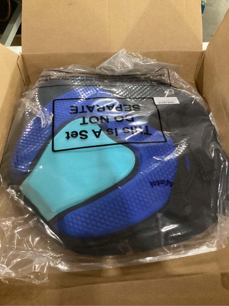 Condition photo showing Good Condition for vinsot kayak seat cushion with storage bag for universal non slip paddle board seat adjustable boat chair seats with 4 straps and high backrest support kayak boat sup canoe fishing blue and green