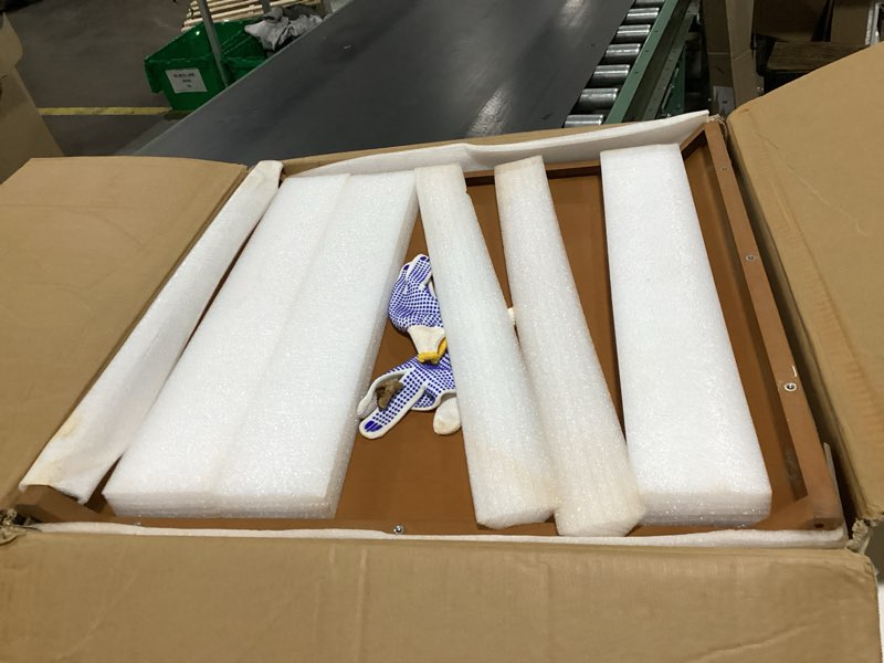 Condition photo showing As Is for corten steel planter box-26"x26"x26"-large square planter matel -outdoor indoor- heavy duty rustic tall planter box commercial residential for porch patio deck home backyard corten 26"lx26"wx26"h