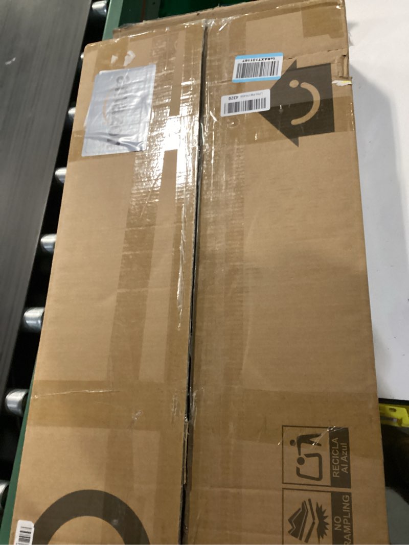 Condition photo showing New/Like New for Need Folding Desk - 31 1/2" No Assembly Foldable Small Computer Table,Sturdy and Heavy Duty Writing Desk for Small Spaces, Black&Black Frame 31.5inch Black & Black Frame