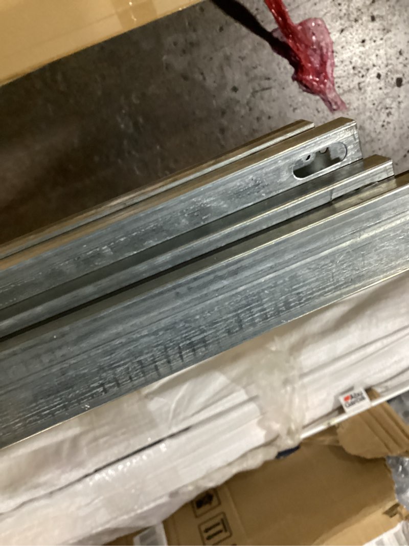 Condition photo showing Good Condition for jubest 36"x 80" pocket door frame kit with 220lbs soft close mechanism and galvanized steel studs, pocket door kit for 2x4 stud wall, suitable for doors wide 24"-36", easy to install 36x80