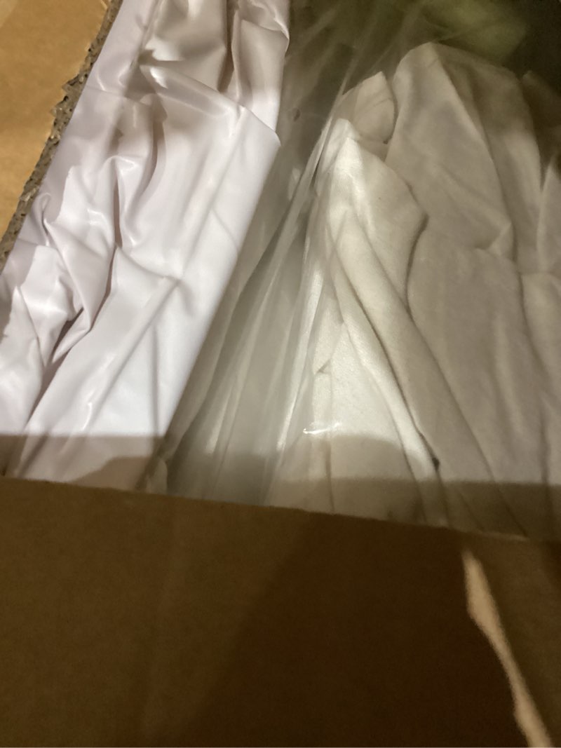 Condition photo showing Good Condition for 4 pack teepee tent for kids [thickened] with light string and inflatable airbed, slumber party tents, sleepover tents party for girls boys indoor outdoor (white)