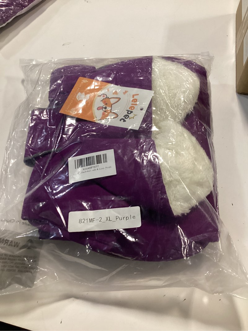 Condition photo showing New/Like New for (Different colors) Lelepet Dachshund Coat - Warm, Waterproof Winter Jacket with Reflective Strips & Fleece Lining for Mini & Standard Dachshunds, Adjustable Hook & Loop, Red Medium Red