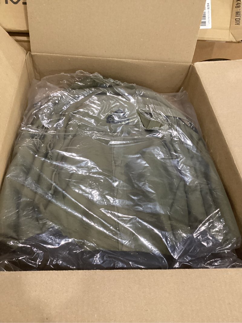 Condition photo showing Good Condition for adidas Prime Backpack for Work, Travel Bag for Women and Men with Padded Compartment for Laptop Olive Strata Green/Impact Orange/2 One Size