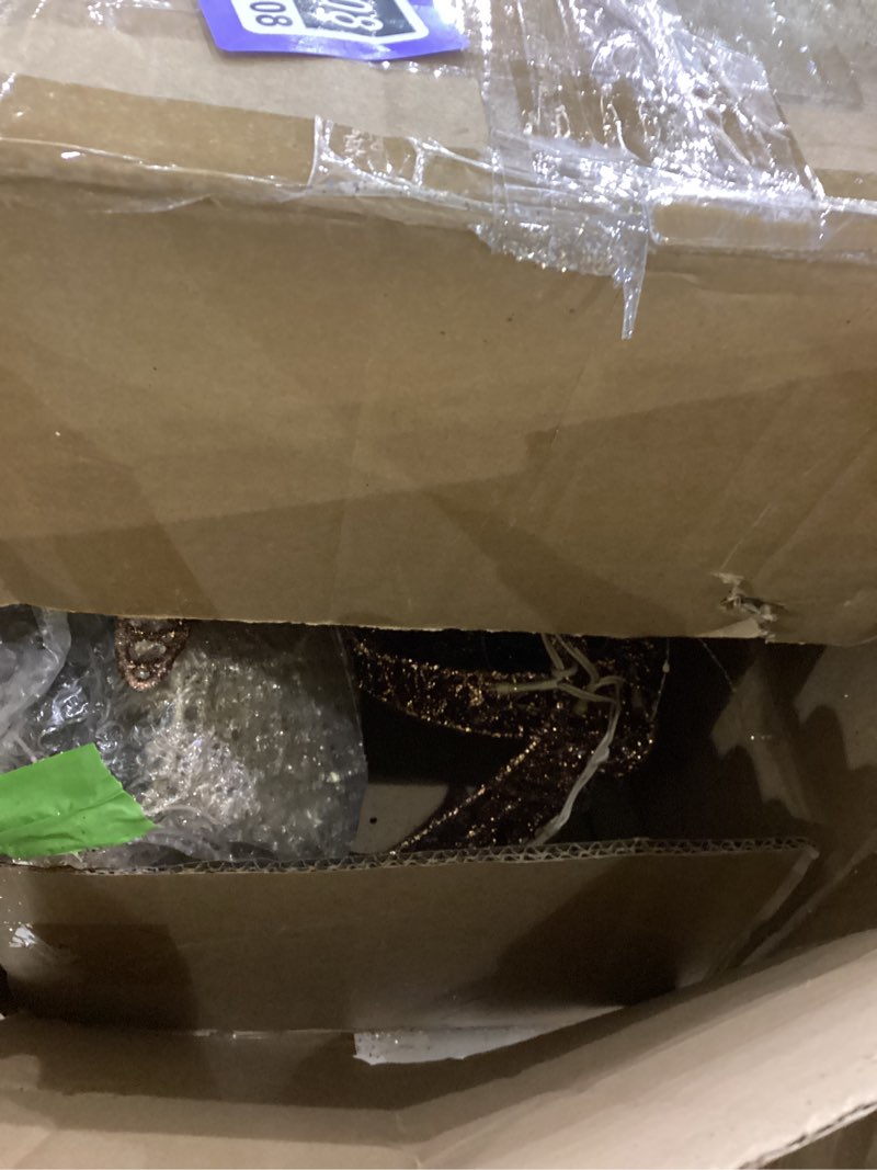 HOYECHI Christmas Decorations Outdoor Reindeer Family - 4-Piece 3D Lighted Deer Set with 245 LED Lig