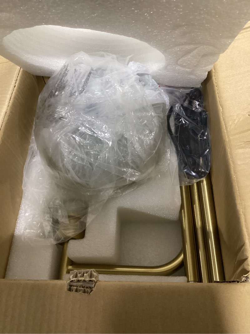 Condition photo showing Good Condition for MAYNA Glass Floor lamp Living Room, Modern Vertical lamp, Remote Control Switch with Glass lampshade, 67-inch high lamp Suitable for Bedroom and Study (2700K LED Bulb Included) Green