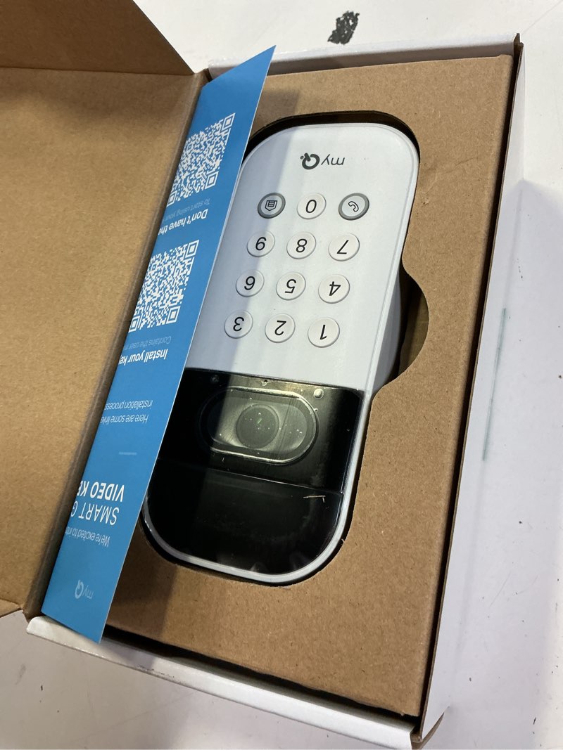 Condition photo showing Good Condition for myq smart garage door video keypad with wide-angle camera,customizable pin codes,and smartphone control–take charge of your garage access works with chamberlain, liftmaster and craftsman openers,white