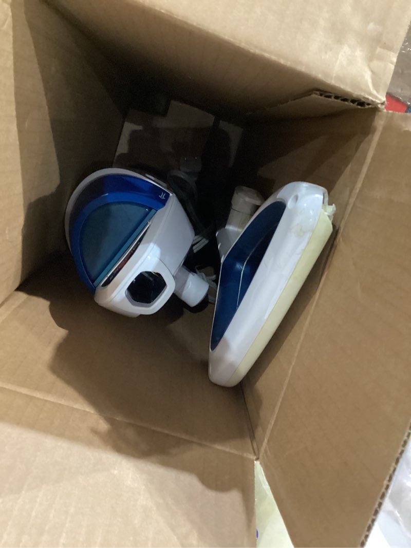 Condition photo showing As Is for bissell power fresh steam mop with natural sanitization, floor steamer, tile cleaner, and hard wood floor cleaner with flip-down easy scrubber, 1940a powerfresh steam mop