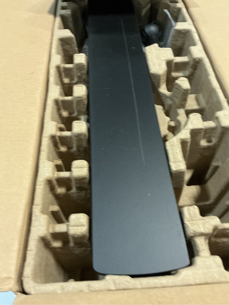 Condition photo showing As Is for Harbor Breeze Covedale Easy2Hang 52-in Matte Black with Black/Java Blades Adjustable White