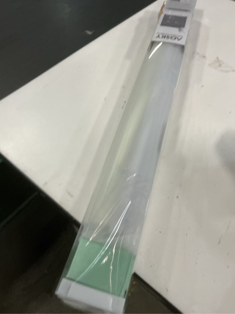 Condition photo showing New/Like New for AOSKY Cordless Roller Shades Blackout Blinds for Windows Room Darkening Rolled Up Shades with Spring System, UV Protection Window Shades Door Blinds for Home and Office (24" W x 72" H, Ivory) 24"W x 72"H Ivory