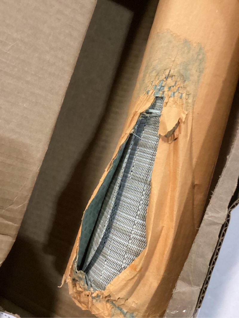 Condition photo showing Good Condition for Blvornl Office Chair Mat for Hardwood Floor, 35" x 48" Desk Chair Mat for Hard Wood and Tile Floor, Large Anti-Slip Hard Floor Protector Rolling Chair Mat, PVC Mat Desk Rug for Office, Light Brown 35" x 48" Light Brown