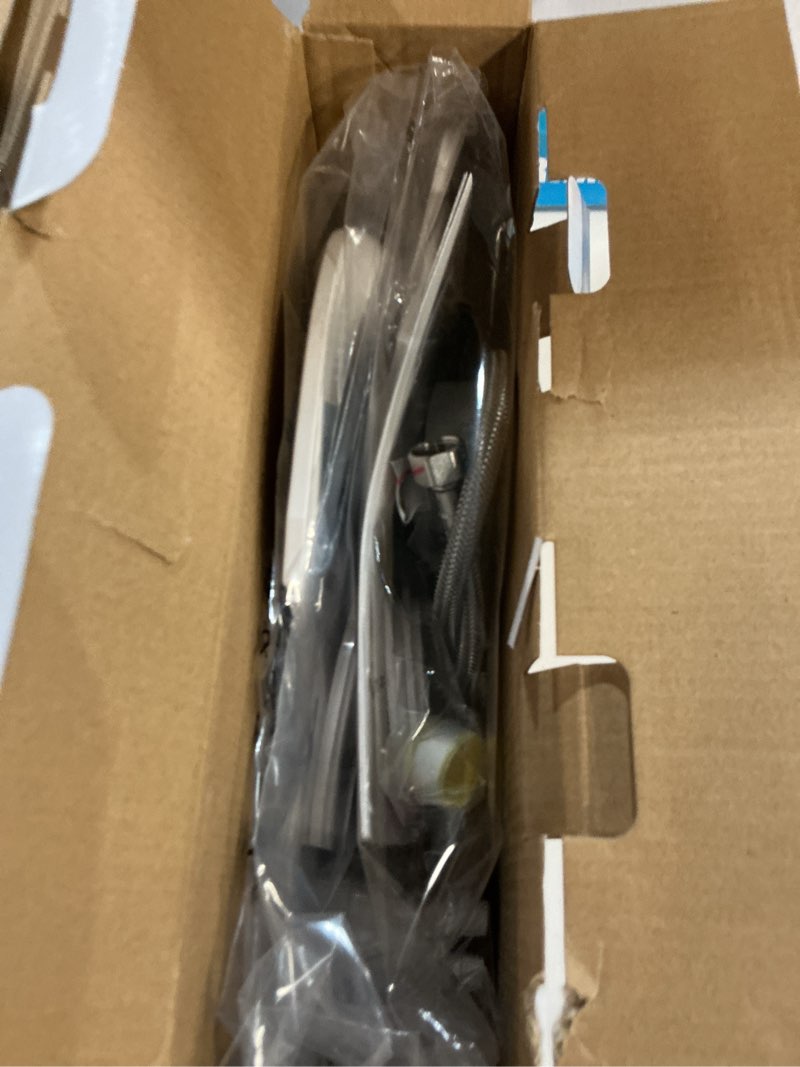 Condition photo showing New/Like New for bigcow ultra-slim bidet attachment for toilet - dual nozzle (frontal & rear wash) with adjustable cold water pressure and stainless steel inlet - hygienic solution for fresh cleanliness, silver 1 pcs