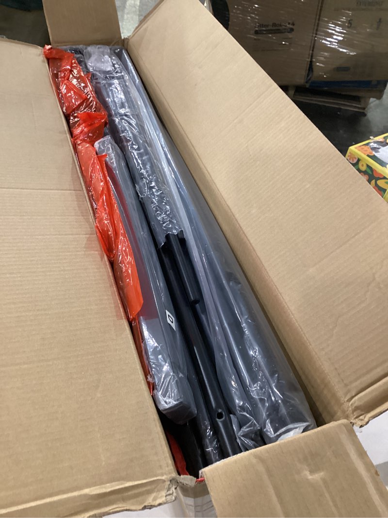 Condition photo showing New/Like New for Room Divider 6 Panel Room Dividers/Wheels, Fabric Room Divider Panel for Office Room Partitions and Dividers, Portable Partition Wall Divider for Room Separation, Flexible Privacy Screen Indoor Black Wheel-132''