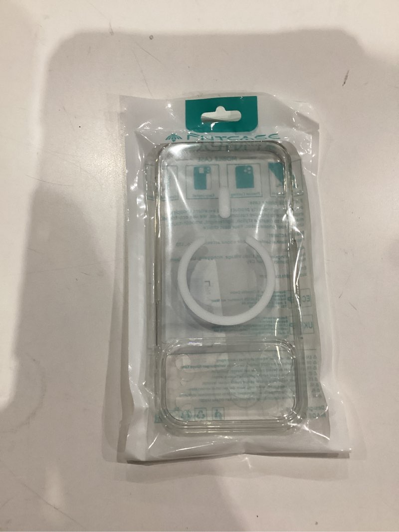 Condition photo showing New/Like New for FNTCASE for iPhone 17 Pro-Max Case: Clear Magnetic Phone Cases with Screen Protector Compatible with Magsafe Slim Anti Yellowing Rugged Shockproof Protective Transparent Cell Cover (A-Clear) for iPhone 17 Pro Max 6.9 inch A-Clear