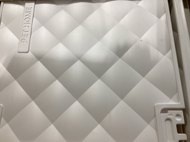 Condition photo showing Good Condition for 48x48 whelping box for dogs and puppies, puppy whelping pen, puppy whelping supplies, waterproof & rustproof, white