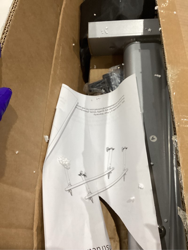 Condition photo showing Good Condition for non-drilling aluminum truck rack, heavy duty width and height extendable truck bed ladder rack, fit for max 66" wide truck bed, 600 lb. capacity