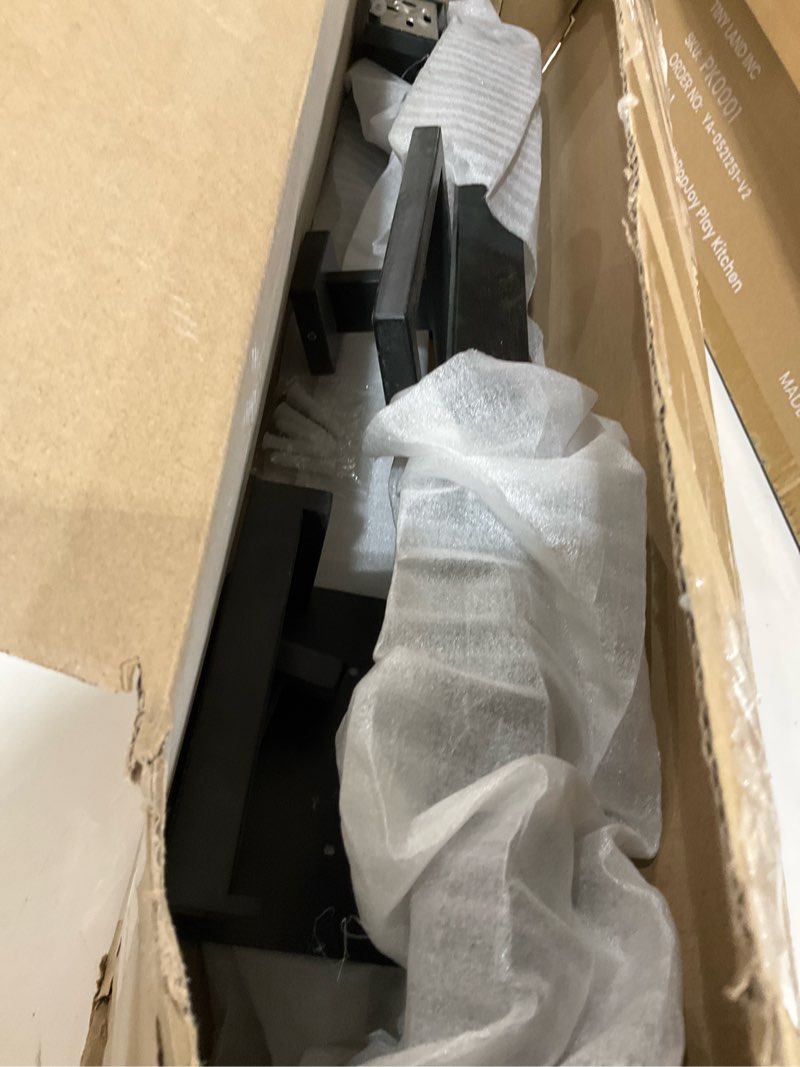 Condition photo showing As Is for 10-Piece Matte Black Bathroom Hardware Accessories Set, 24 inch Towel Bar, Stainless Steel Towel Racks for Bathroom, Bath Towel Bar Set Wall Mounted Matte Black 24 inch-10pcs