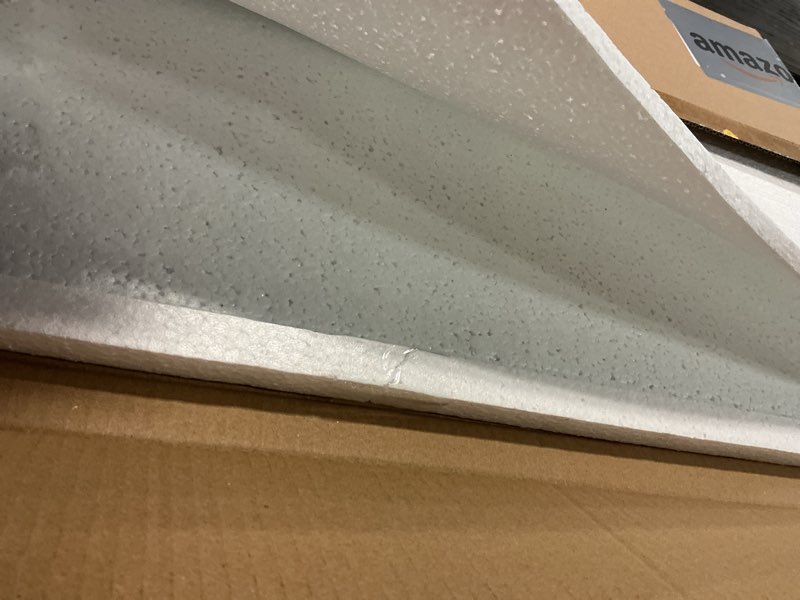 Condition photo showing Good Condition for refrigerator crisper glass shelf replacement 240350608 ap2115928 compatible with fri-gidaire ken-more cro-sley refrigerator crisper shelf insert - 24" x 15.5" x 1/8" in tempered glass by fetechmate