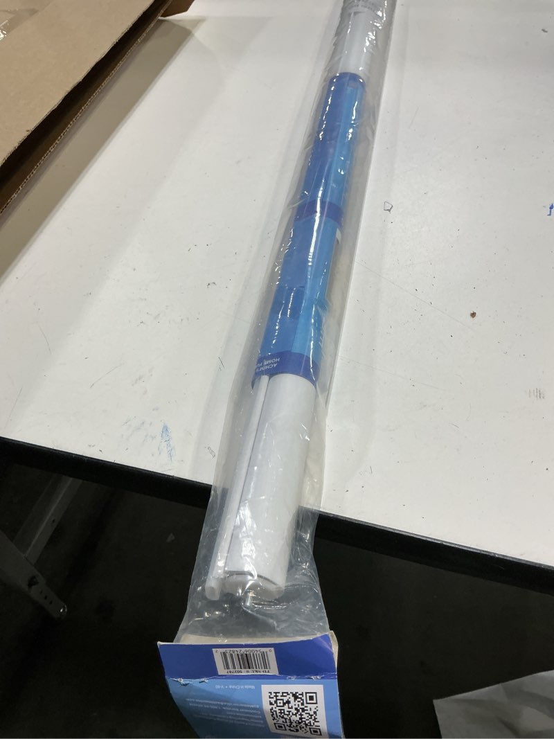 Condition photo showing New/Like New for Cordless Tear Down Light Filtering Shade - 37 Inch Width, 72 Inch Length - White- Cord-Free Customizable Room Darkening Horizontal Mini Vinyl Windows Blinds for Interior by Achim Home Decor White 37"W x 72"H