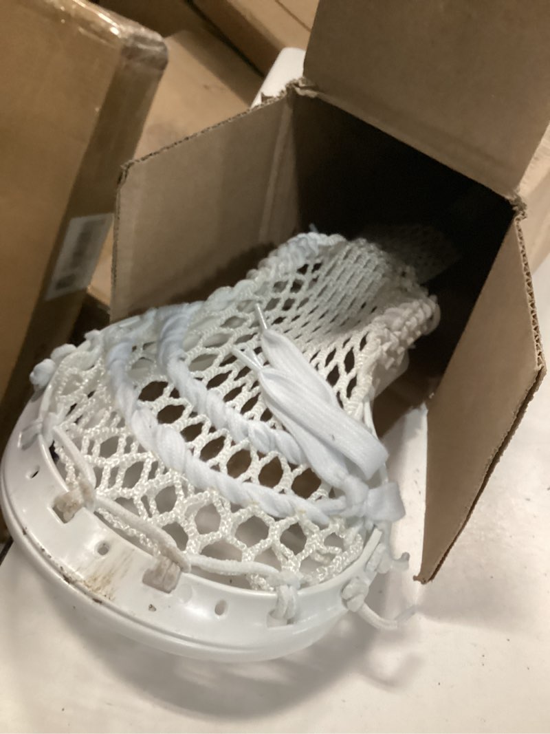 Condition photo showing Good Condition for stx lacrosse stallion 50 youth lacrosse complete stick, platinum/white, 39"