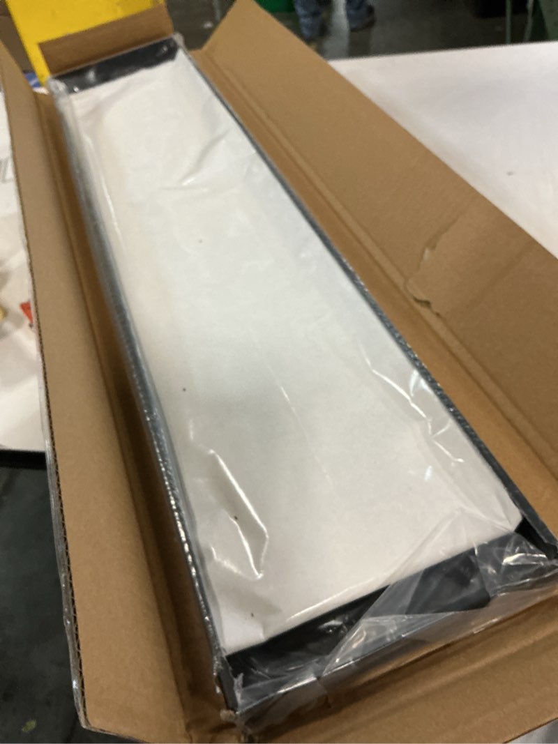 Condition photo showing New/Like New for LCGAOYA ?Adjustable Fireplace Smoke Guard, Fireplace Hood Heat Deflector 6 inches Height, for 28 to 