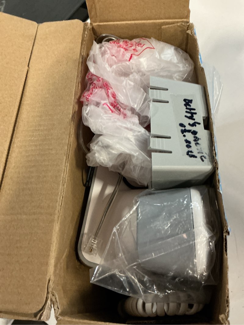 Condition photo showing As Is for AT&T CL4940 Corded Standard Phone with Answering System and Backlit Display, White White One Size Phone