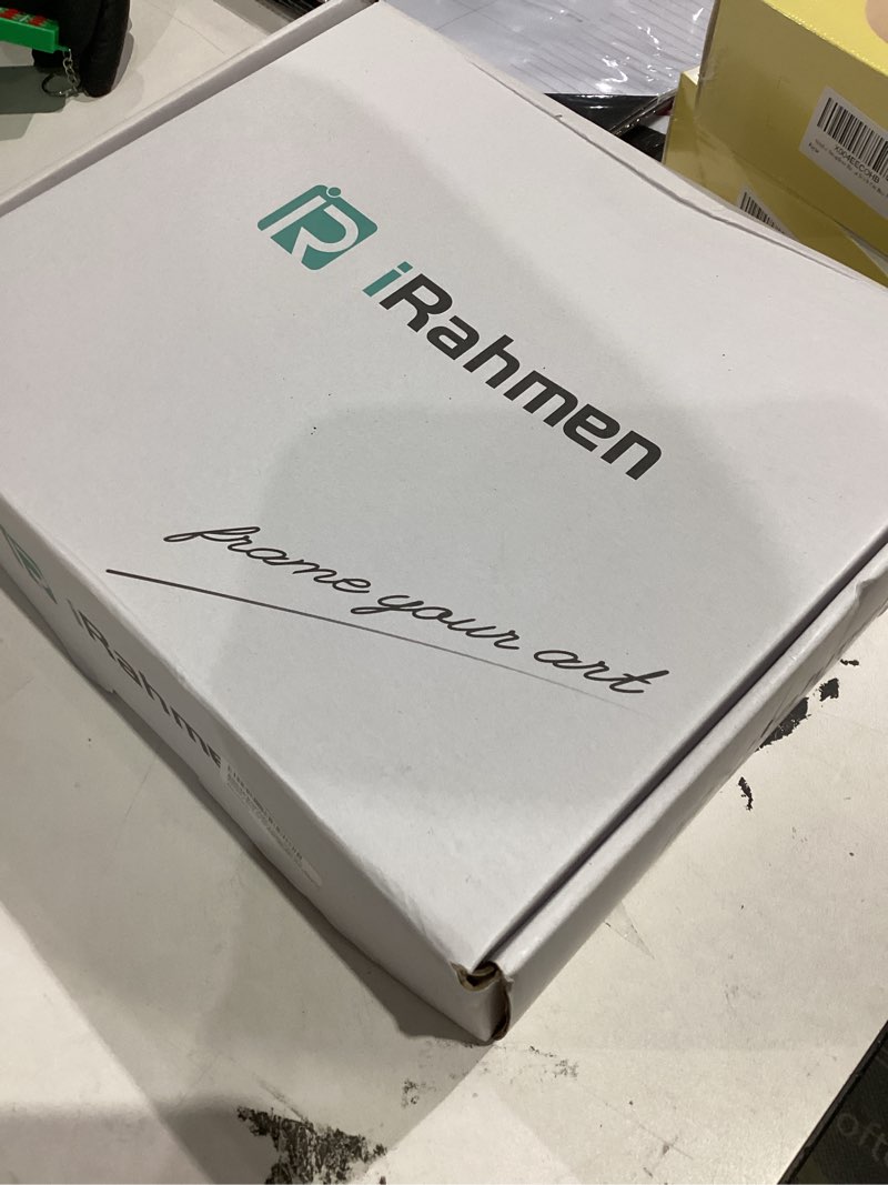 Condition photo showing New/Like New for iRahmen 8x10 Picture Frame Set of 4, Wood Photo Frames with HD Glass - Tabletop Display or Wall Mount Light Brown 8X10