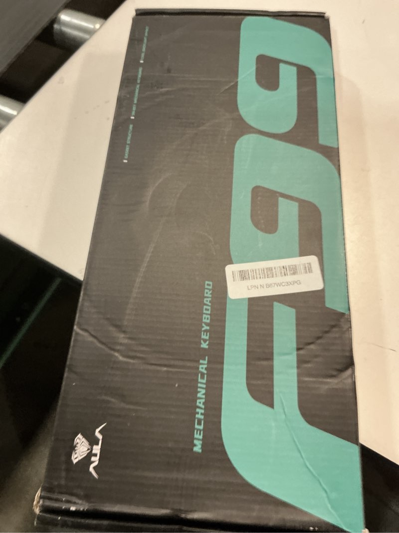 Condition photo showing New/Like New for aula f99 wireless mechanical keyboard,tri-mode bt5.0/2.4ghz/usb-c hot swappable custom keyboard,pre-lubed linear switches,gasket structure,rgb backlit gaming keyboard for pc/tablet/xbox/ps4/ps5 blue&purple&white